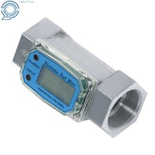 1.5inch Digital Turbine Flow Meter For Liquid Water Fuel Flow Meter 10.5-74 GPM
