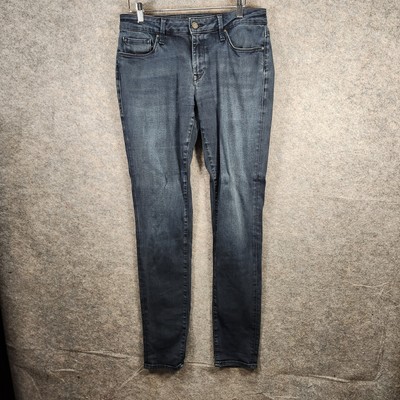 Mavi Jeans Womens 30x34 Dark Wash Blue Denim Alexa MidRise Skinny Stretch Casual