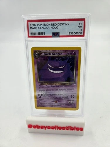 2002 Pokemon Neo Destiny #6 Dark Gengar Holo PSA 7