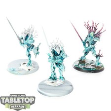 Sylvaneth - 3x Kurnoth Hunters - bemalt