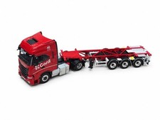 WSI 02-3688NOCON Canil Iveco S-way 4x2 + Trailer WITHOUT LOAD 1/50