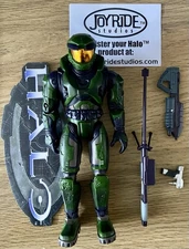 Halo Master Chief Action Figure Joyride Series 1 Complete Bungie Microsoft Xbox