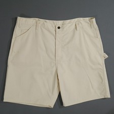 Vtg Dickies 3953NT Natural Painter Shorts Made In USA Mens 42 8" Inseam Canvas