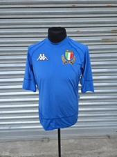 KAPPA MAGLIA SHIRT MAILLOT JERSEY RUGBY ITALIA ITALY NAZIONALE FIR SPORT