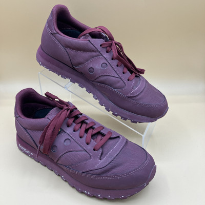 Saucony Jazz 81 USA 8 Unisex Burgundy Maroon Corduroy Fabric FW22 NM Utility