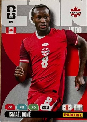 Panini FIFA ADRENALYN XL Club World Cup 2026 NR 89 Ismael Kone HERO Kanada