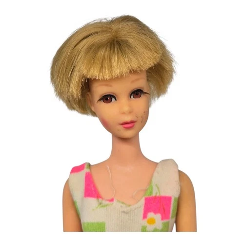 Vintage Barbie cousin Doll FRANCIE Bend Leg Blonde Hair MOD, Japan, Haircut