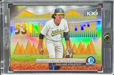 Jacob Wilson RARE ROOKIE RC REFRACTOR INVESTMENT CARD SSP ATHLETICS MINT