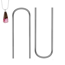 U Shaped Jump Rings 100pcs High Temperature Nichrome Wire Rings with Storage Box