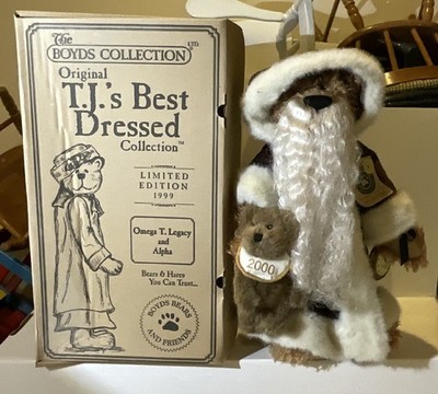 Boyd's Bears TJ's Best Dressed 1999 Omega Legacy & Alpha; minor box damage
