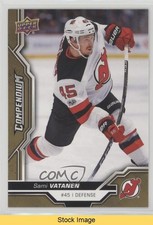 2018-19 Upper Deck Compendium Gold Sami Vatanen #242 READ 0c6