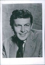 1958 Andy Griffith Actor Singer Celebrity Tv Producer Gospel Music 3X5 Photo