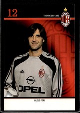 cartolina postcard Calcio Milan 2001/2002 - Fiori