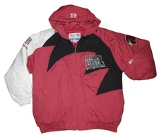 Vintage 1990s Arizona Cardinals Logo Athletic NFL Pro Line SHARKTOOTH Jacket XL