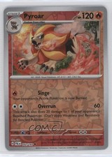 Pyroar Reverse Foil Pokemon Scarlet & Violet Paldea Evolved PAL #032