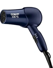 Conair Midsize Hair Dryer 1875 Watt 2 Heats/Speeds Dark Blue Model