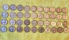 Lot of 40 90% Silver Washington Quarters, Circulated & Ungraded ($10 Face)