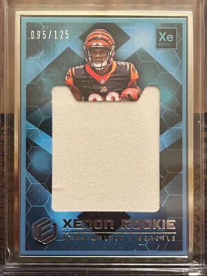 MARK WALTON 2018 PANINI ELEMENTS XENON ROOKIE METAL FRAMED JERSEY PATCH RC /125!