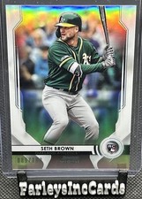 2020 Bowman Sterling Rookie Revelation Refractor #BSR-72 Seth Brown /199