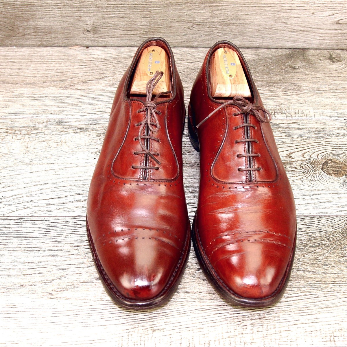 Allen Edmonds VERNON 9 EEE Wide Saddle * with Cedar Trees | eBay display picture 3
