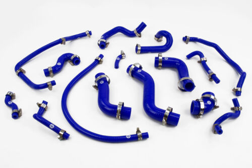 Silicone Coolant & Breather Hoses fit Mazda MX5 MK1 1.6 NA Stoney Racing Blue - Picture 1 of 4