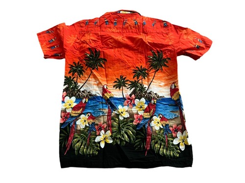 Pacific Legend Apparel Shirt Mens Small Multicolor Hawaiian Print Short Sleeve - Picture 3 of 9