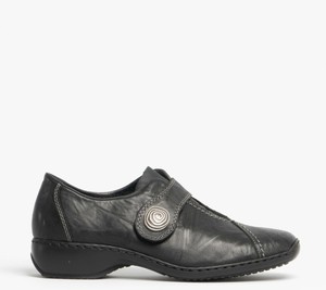 rieker black patent shoes