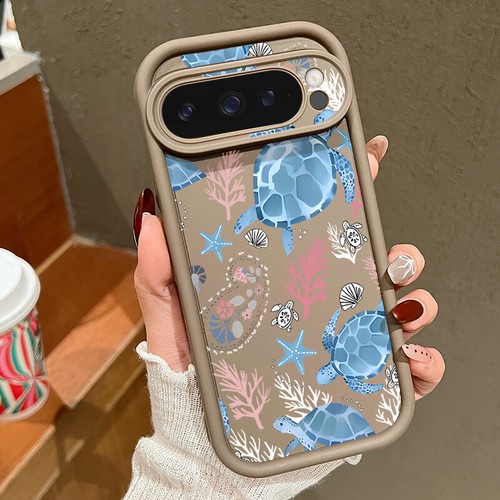 For Google Pixel 9 8 Pro 8A 7A Cute Turtle Shell Case Shockproof Silicone Cover - Picture 16 of 24