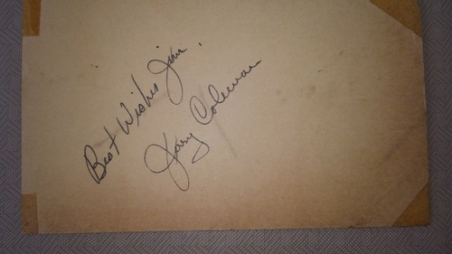 Jerry Coleman Yankees 1949 GPC Auto