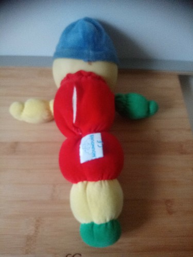 Peluche doudou luciole ver luisant rouge vert Phosphorescente Nounours vintage - Imagen 4 de 5