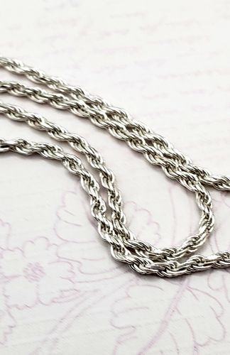 925 Sterling Silver 10” Inch Rope Anklet or Bracelet - Picture 4 of 7