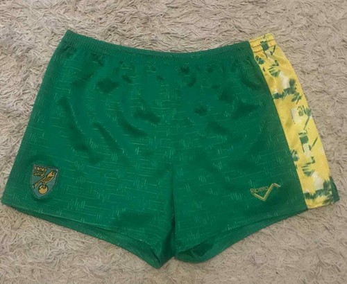 Vintage Norwich City Shorts 1992-1994 Ribero Size Large