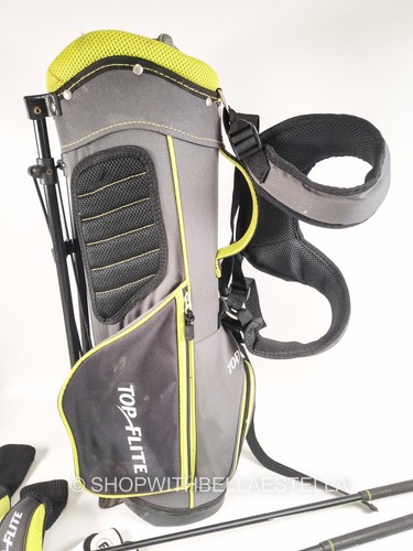 Top-Flite Junior Golf Club Set RH Black/Yellow 5 clubs w/ Stand Bag 6-10 Years - 第 4/13 張圖片