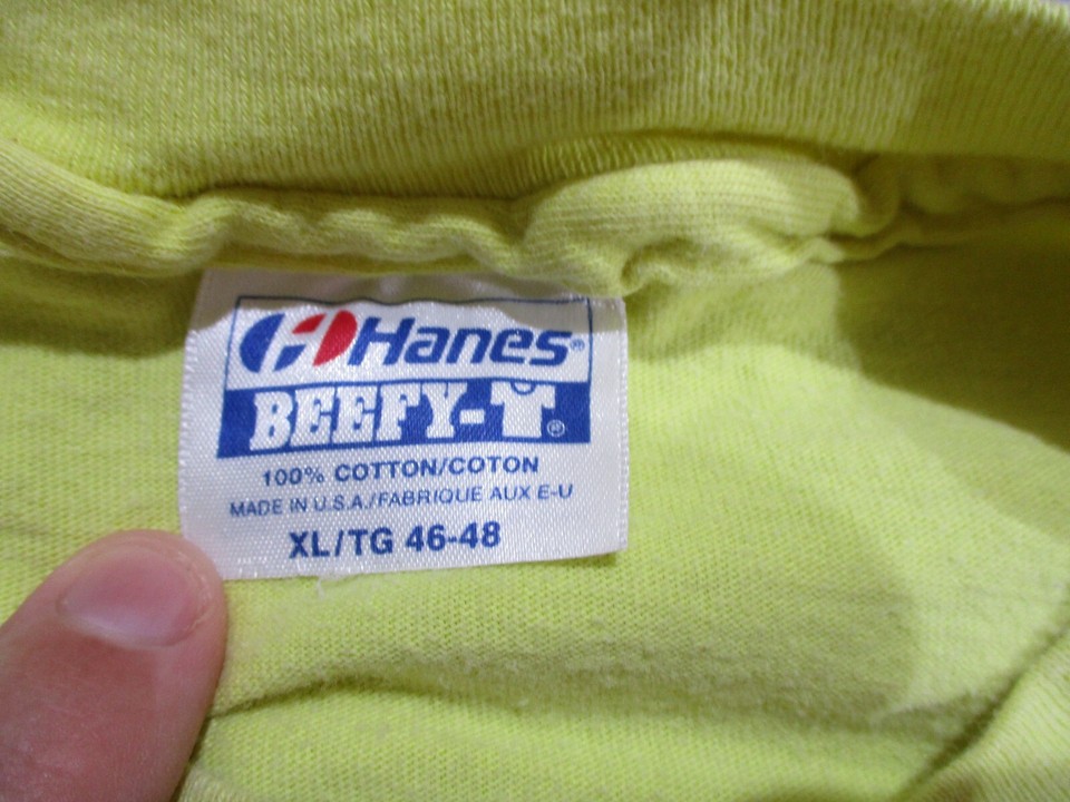 Vintage 90s Newport Beach Bar Tshirt Mens Size XL Extra Large Yellow