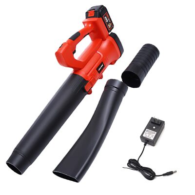 Hitish Cordless Leaf Blower 21V 215CFM Elecrtic Leaf Blower with 4.0Ah Batter...