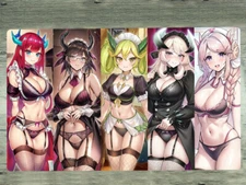 YGOmat Dragonmaid Girl Trading Card Game Mouse Pad Table Playmat TCG CCG Mat Bag