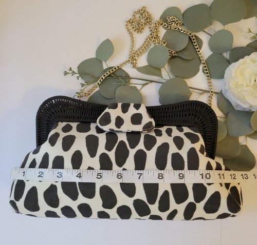 Talbots cow print crossbody bag - Picture 3 of 10