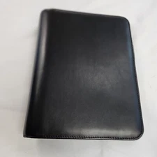 Black Faux Leather Classic Franklin Covey Planner Binder Organizer