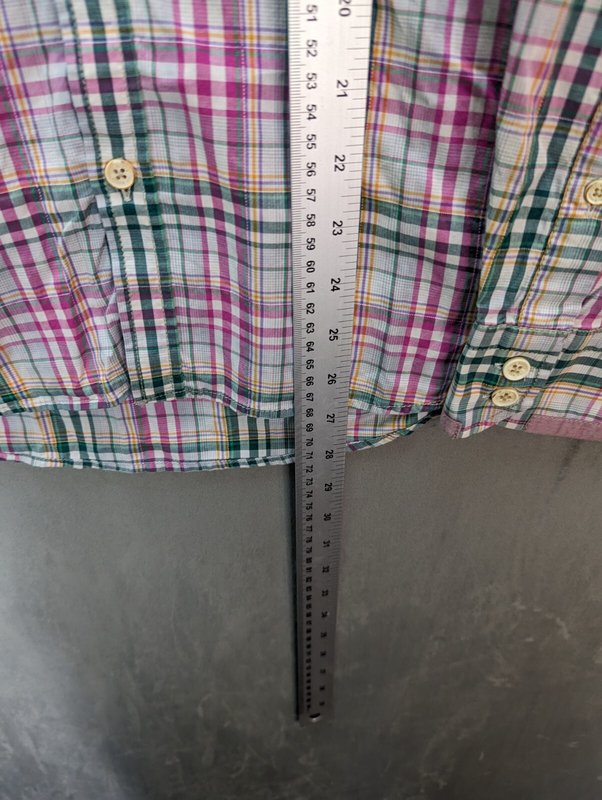Ted Baker Shirt Size Men's 2 Small Long Sleeve Check Cotton Stretch Long Sleeve image 8