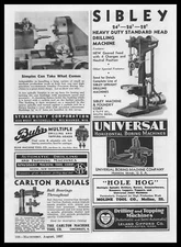 1937 Stokerunkit Corporation Milwaukee Wisconsin Simplex Boring Machine Print Ad