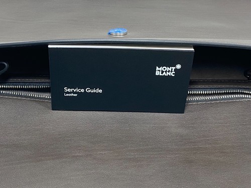 NEW MONTBLANC MEISTERSTUCK GREY SFUMATO PORTFOLIO WITH FLAP #118332 ~ $1,100 - Picture 20 of 24