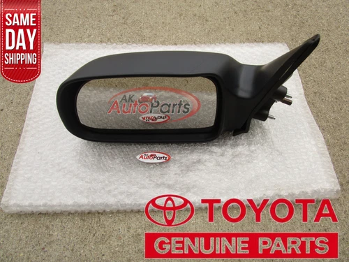 FITS: 01 - 04 TOYOTA TACOMA FRONT LEFT SIDE DOOR MIRROR BLACK OEM BRAND NEW