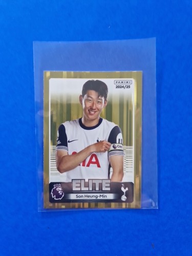 PANINI PREMIER LEAGUE STICKER 2025 SON HEUNG-MIN GOLD EXTRA STICKER TOTTENHAM - Bild 3 von 3