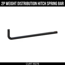 CURT TruTrack 2P 10K Weight Distribution Hitch Spring Bar Replacement 19276