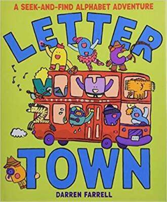 Letter Town: A Seek-And-Find Alphabet Adventure - Paperback - VERY GOOD