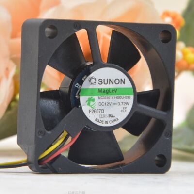 1PC  3.5CM 3-wire silent cooling small fan  MC35101V1-000U-G99 12V 0.72W #E8