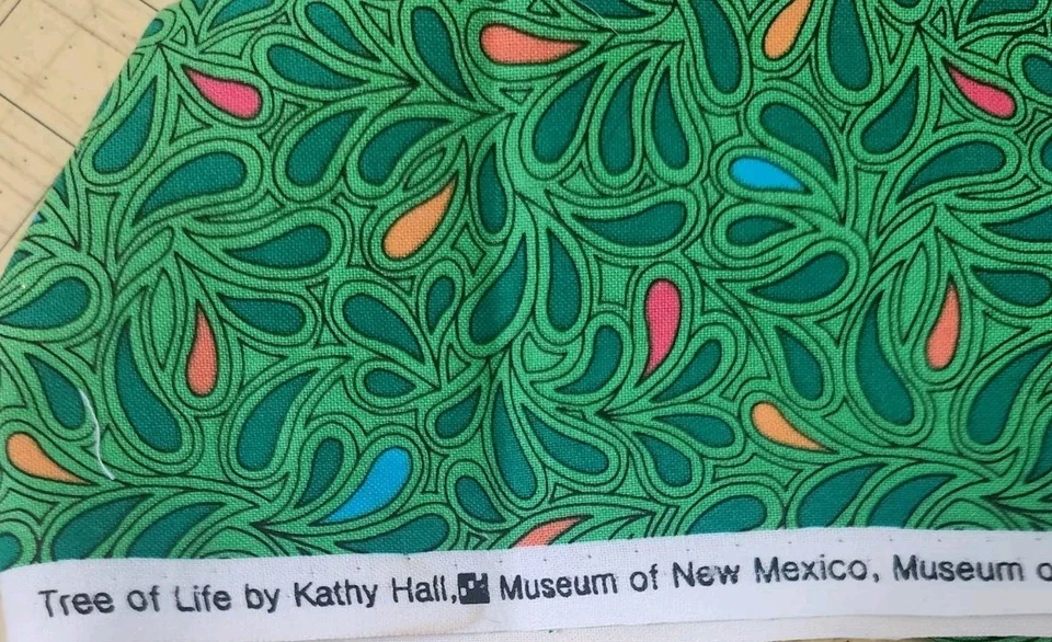 Telas Andover, Árbol de la Vida de Kathy Hall, para Museo de Nuevo México. Cuarto de grasa Foto 4 de 4