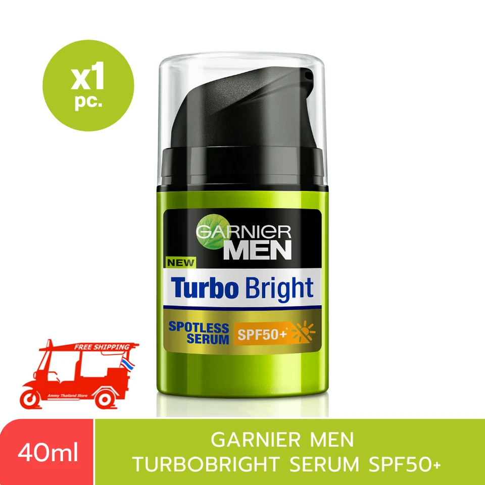 Осветляющая сыворотка GARNIER MEN Turbobright SPF50+ увлажняющая кожа светящаяся здоровая 40 мл - Изображение 3 из 4