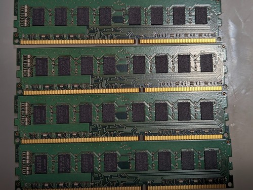 4x Samsung M378B5273CH0-CK0 (4GB, PC3-12800 (DDR3-1600), DDR3 SDRAM, 1600 Mhz - Photo 2/2