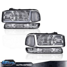 Fit For 1999-2007 Gmc Sierrayukon Led Drl Headlights Wbumper Signal Lamps Fit For 1999-2007 Gmc Sierrayukon Led Drl Headlights Wbumper Signal Lamps